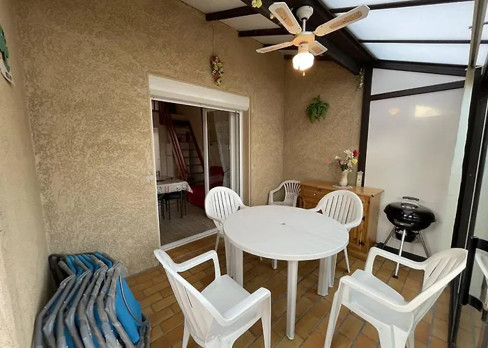 Climatisee 3 Faces, 5-6 Pers, Garage, Proche Plage, Saint-cyprien - Fr-1-106-28 ヴィラ *